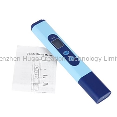 China Pena azul H10128 do verificador da qualidade de água do medidor da condutibilidade do EC de Digitas LCD da cor fornecedor