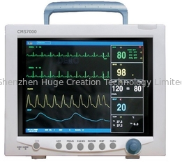 China O tela táctil 12,1 avança o sinal de adição do monitor cardíaco CMS7000 de TFT LCD com 6 parâmetros para ICU fornecedor