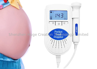 China A ponta de prova Fetal pré-natal de FDA Doppler 3Mhz do CE de Sonoline B para trás ilumina em casa o monitor da frequência cardíaca do bolso do uso fornecedor