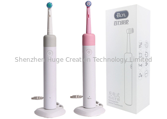 China Cor cor-de-rosa e cinzenta da escova de dentes elétrica oral de oscilação giratória da escova de dentes B da compatibilidade fornecedor