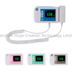 China Monitor fetal digital disponível da frequência cardíaca do bebê do equipamento do ultrassom de doppler de três cores fornecedor