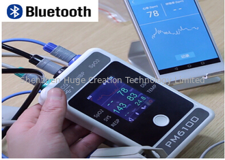 China Portable handheld do bluetooth PM6100 monitor paciente de um multiparâmetro de 7 polegadas fornecedor