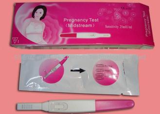 China Precisão adiantada da ferramenta 99,9% da detecção da casa do jogo do teste de gravidez da urina HCG fornecedor