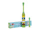 Escova de dentes elétrica das crianças do teste padrão dos desenhos animados com cabeças frente e verso da escova de dentes fornecedor
