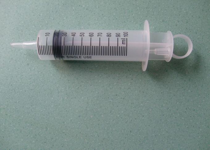 Injetor descartável plástico da seringa sem agulhas 3ml, 5ml, 10ml, 60ml, 80ml, volume 100ml opcional